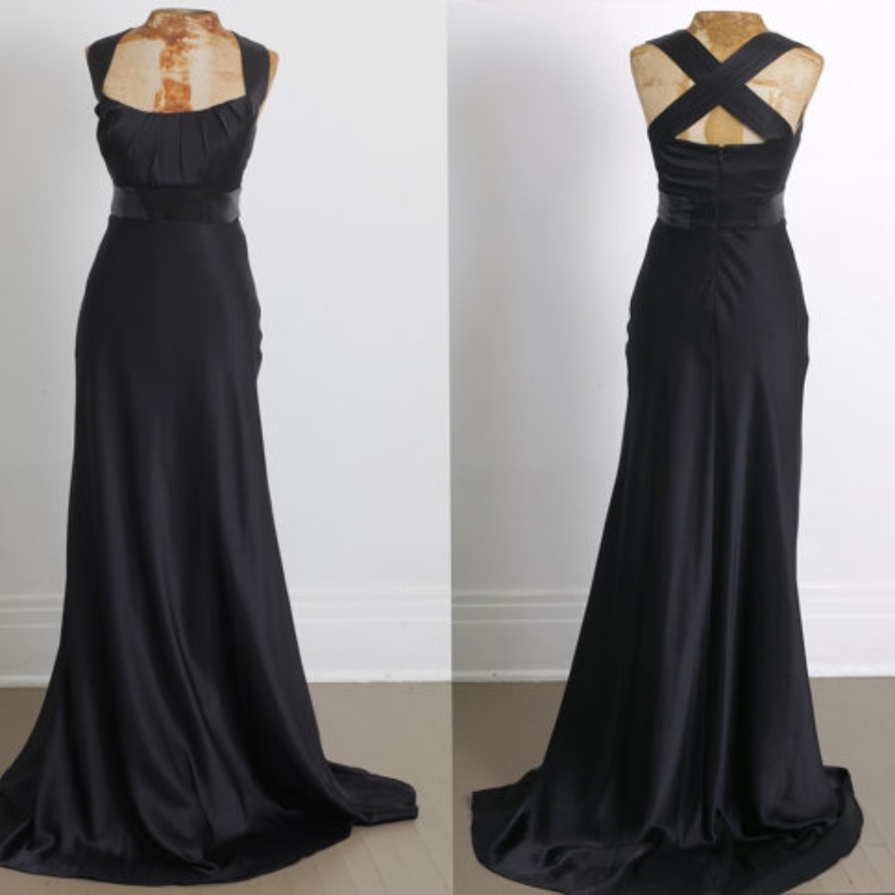 Calvin Klein long satin gown